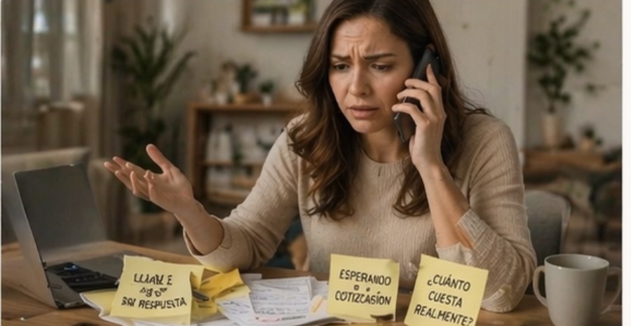 Llamadas sin respuesta para conseguir una cotización